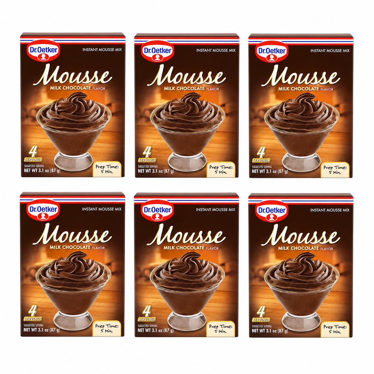 Dr. Oetker Milk Chocolate Mousse 3.1 oz Dr. Oetker